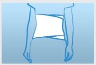 Elastic Abdominal Binder, Mesh Lumbar Back Support